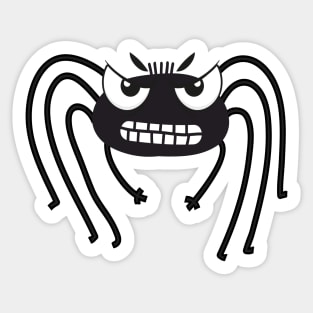 Angry Spider Thing Sticker